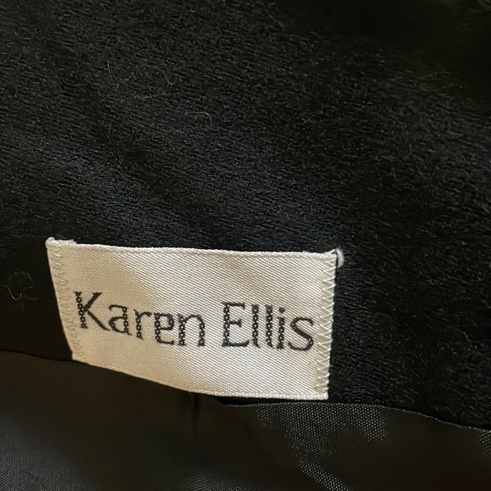 100% Wool Karen Ellis Double Breasted Jacket Size 7/8 - Picture 3 of 5